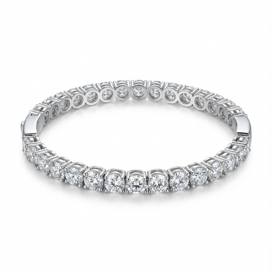 Bracelet Mabel Classic tennis bracelet with white