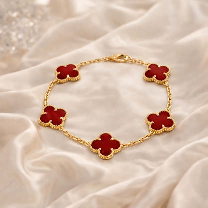 Fortuna Five Clover Bracelet