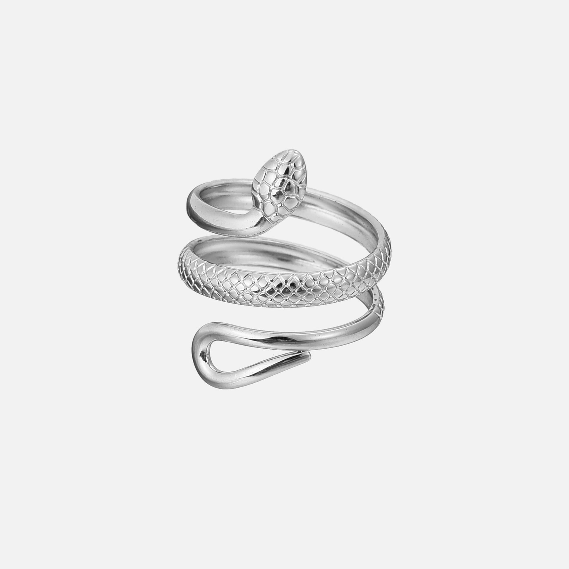 Detailed Snake Ring
