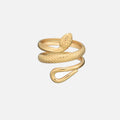 Detailed Snake Ring