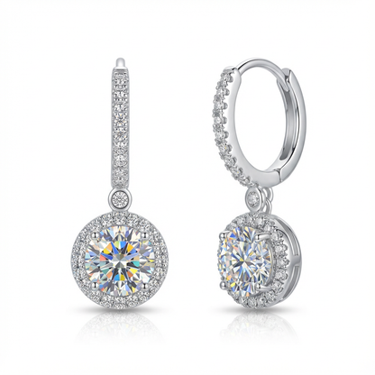 Lumière Decorative Halo Drop Earrings