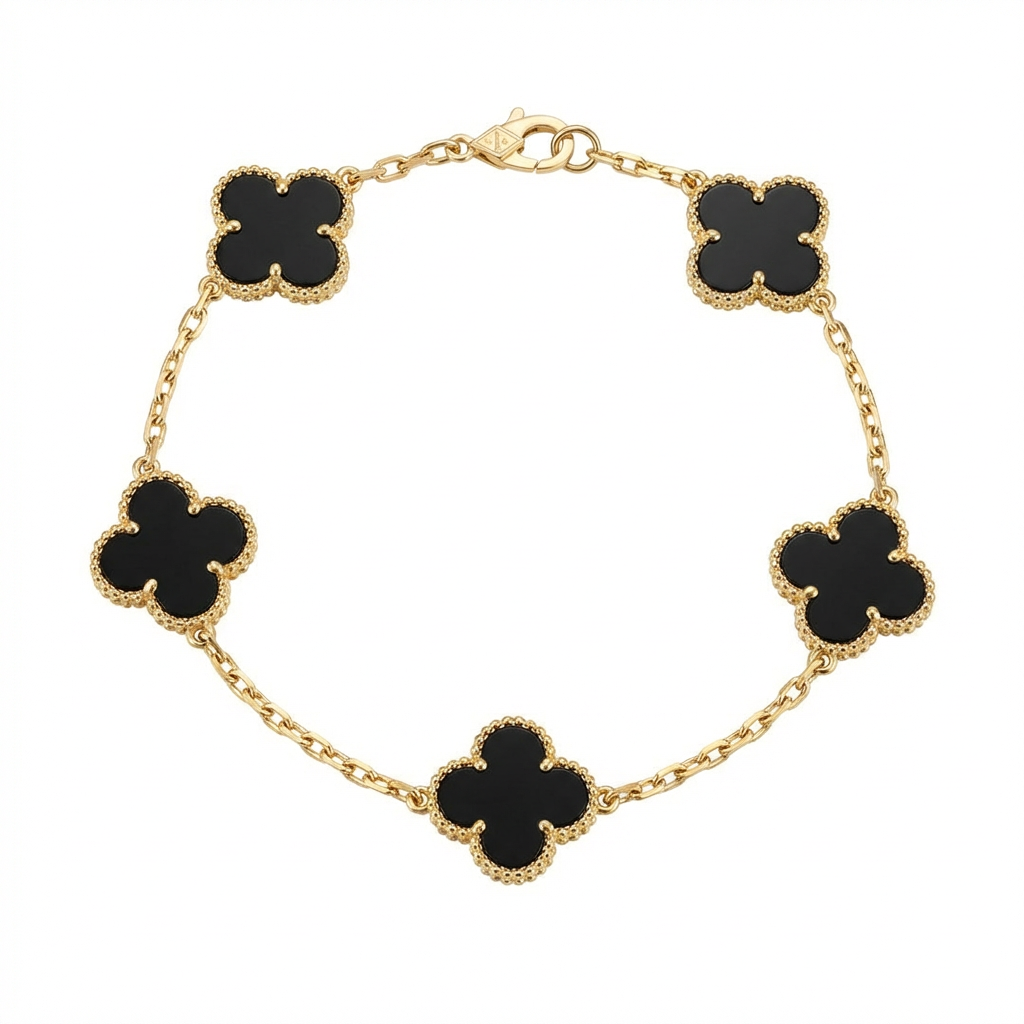 Fortuna Five Clover Bracelet