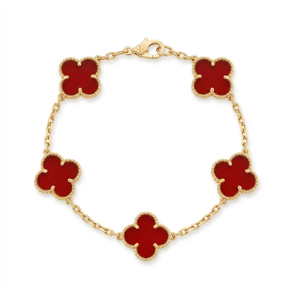 Fortuna Five Clover Bracelet