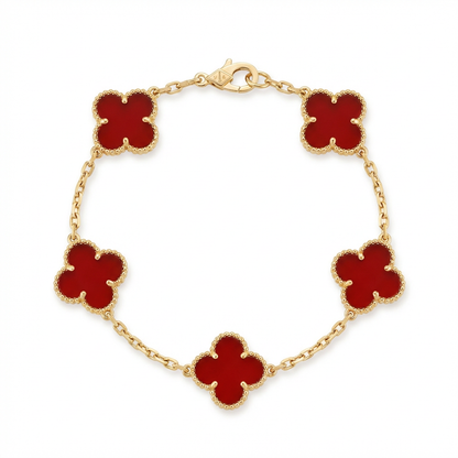 Fortuna Five Clover Bracelet