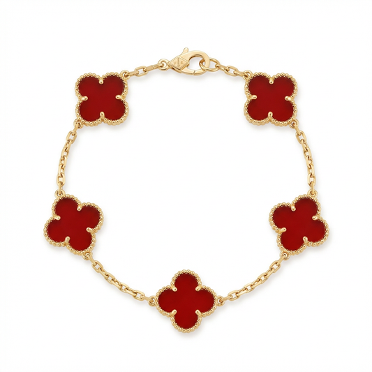 Fortuna Five Clover Bracelet
