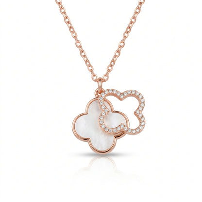 Élan Duo Clover Necklace