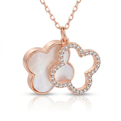 Élan Duo Clover Necklace