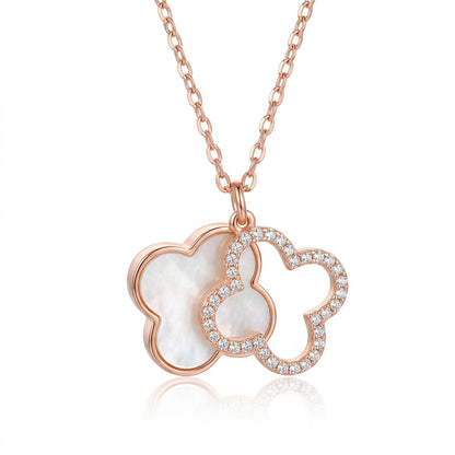 Élan Duo Clover Necklace