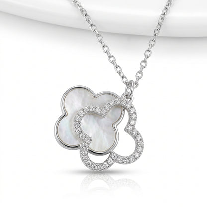 Élan Duo Clover Necklace