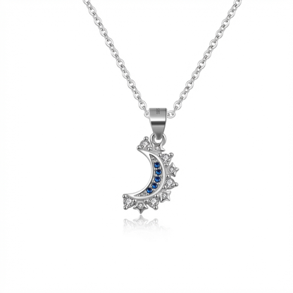 Sol & Luna Set Celestial Dual Pendant Necklaces